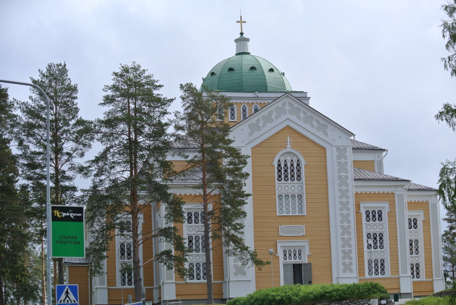 039.V Kerimaki je největší dřevěný kostel ve Finsku