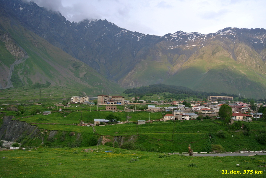 58 Vesnice Stepansminda se dřív jmenovala jako hora Kazbek