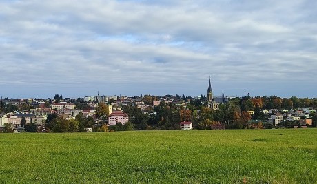 35 Výhled na Vítkov od Klokočova a postupná cesta domů.