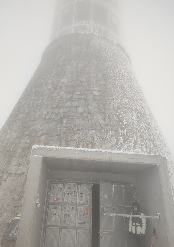 16 Rozhledna na Kraličáku v sobotu, 1423 m n.m..