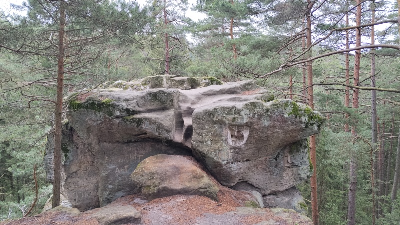 25 Skalní útvar Petrovna, nejvyšší v Maštalích