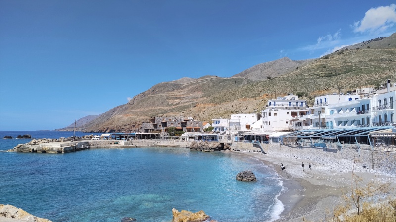 38 Přes horskou oblast Sfakion do městečka Chora Sfakion.