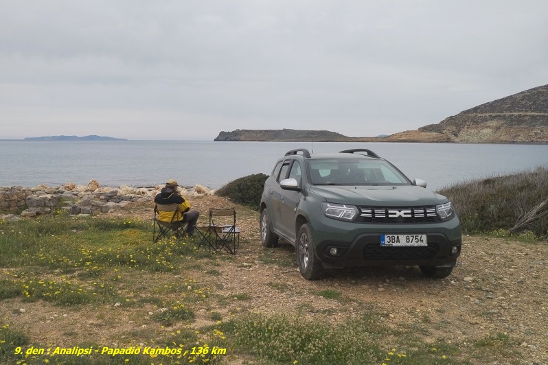 69 Další noc v divočině, kde silnice nejde dál..