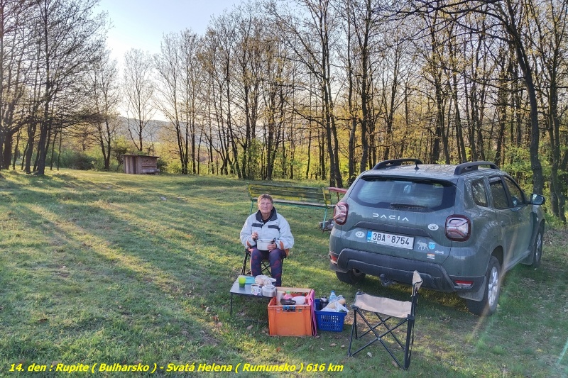 99a Poslední noc a ráno na této cestě.