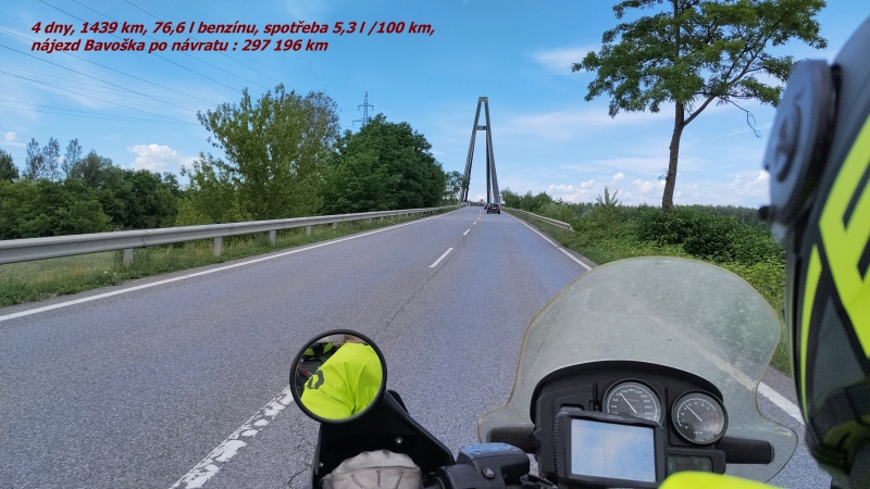 61 V Tullnu přes Dunaj a domů, 548 km