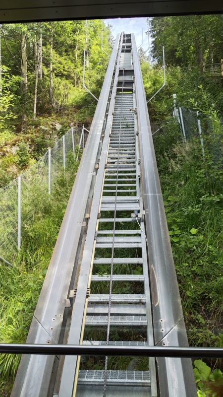 34 Výtah pod kopec Ukko-KOLI, 347m
