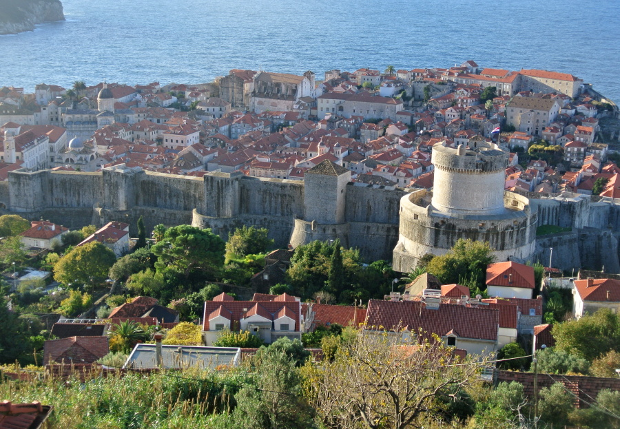 63 Dubrovník ze silnice