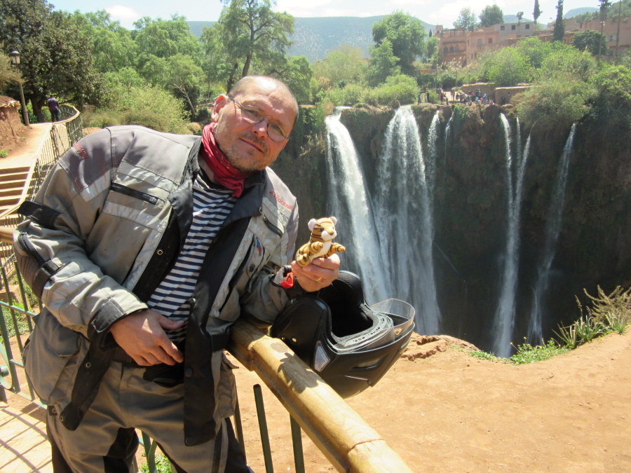 55 Vodopády Ouzoud jsou plné turistů