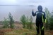 005.V dešti jedeme kolem jezera Inari
